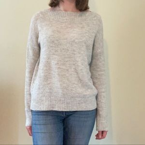Marled Light Grey Sweater (size XS)